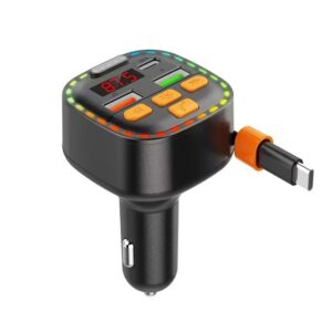 BLUETOOTH FM TRANSMITER T02 SA KABLOM PD 3.1A BRZO PUNJENJE