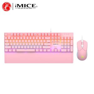 MEHANICKA TASTATURA I MIS KOMBO MK-X10 PINK IMICE
