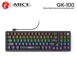 MEHANICKA TASTATURA GK-100 CRNI IMICE
