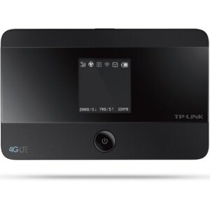 TP-Link 4G LTE Advanced Mobile WiFi, Internal 4G Modem, SIM card slot, 1.4 inch TFT screen display, 2550mAH rechargeable battery, micro SD card slot, LTE-FDD/DC-HSPA+/GSM, 300Mbps 2.4GHz/5GHz selectable Dual Band WiFi