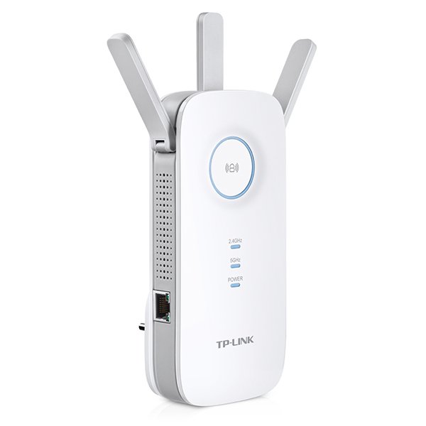 AC1750 Dual Band Wireless Wall Plugged Range Extender, Qualcomm, 1300Mbps at 5Ghz + 450Mbps at 2.4Ghz, 802.11ac/a/b/g/n, 1 10/100/1000M LAN, Ranger Extender button, Range extender modeпјЊwith 3 fixed Antennas