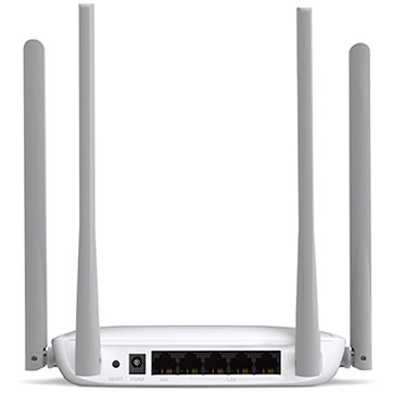 Mercusys 300Mbps Enhanced Wireless N Router, 4x10/100Mbps LAN ports, 1x10/100Mbps WAN port, 4 x 5dBi fixed omni directional antennas, WDS bridge, 2.4GHz guest network - Image 2