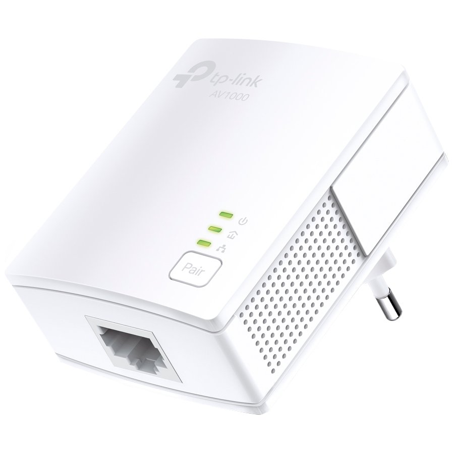 TP-Link AV1000 Powerline Starter Kit, Broadcom, 1 Gigabit Port, 1000Mbps Powerline, HomePlug AV, New PLC Utility,Twin Pack, Patented Power - Saving Mode - automatically reduces power consumption by up to 85% - Image 2