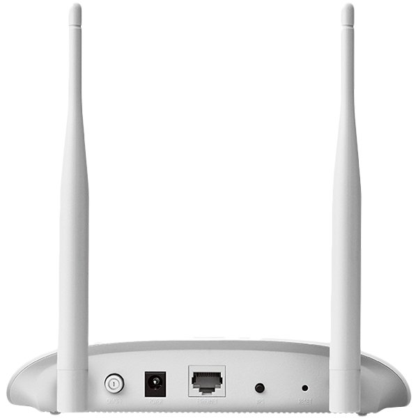 TP-Links N300 Wi-Fi Access Point, 300Mbps at 2.4GHz, 802.11b/g/n, 1 10/100M Port, Passive PoE Supported, AP/Client/Bridge/Repeater, Multi-SSID, 2 fixed antennas - Image 2