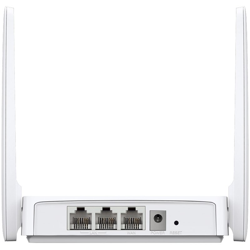 Mercusys 300Mbps Multi-Mode Wireless N Router, 2× Fixed External Antennas, 2× 10/100 Mbps LAN Ports, 1× 10/100 Mbps WAN Port, FEATURE: Access Point Mode, WPS/Reset Button, IPTV, IPv6, Beamforming, MU-MIMO, Parental Controls, Guest Network - Image 2