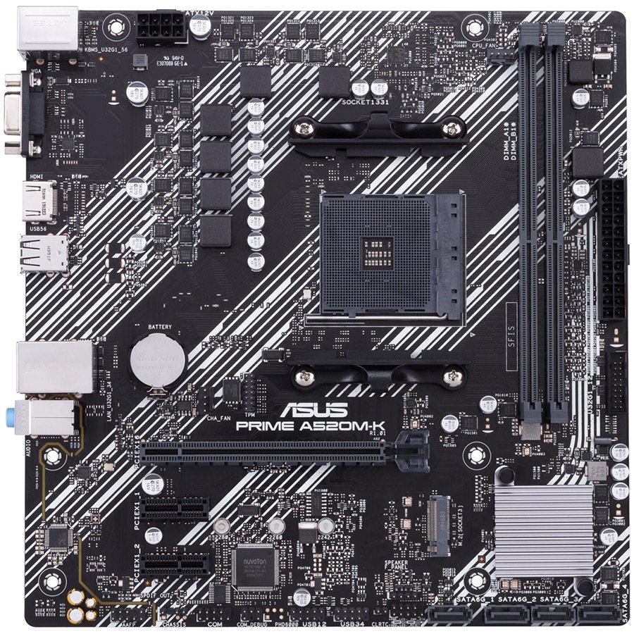 ASUS MB PRIME A520M-KAMD A520;AM4;2xDDR4VGA,HDMI;RAID;micro ATX - Image 2