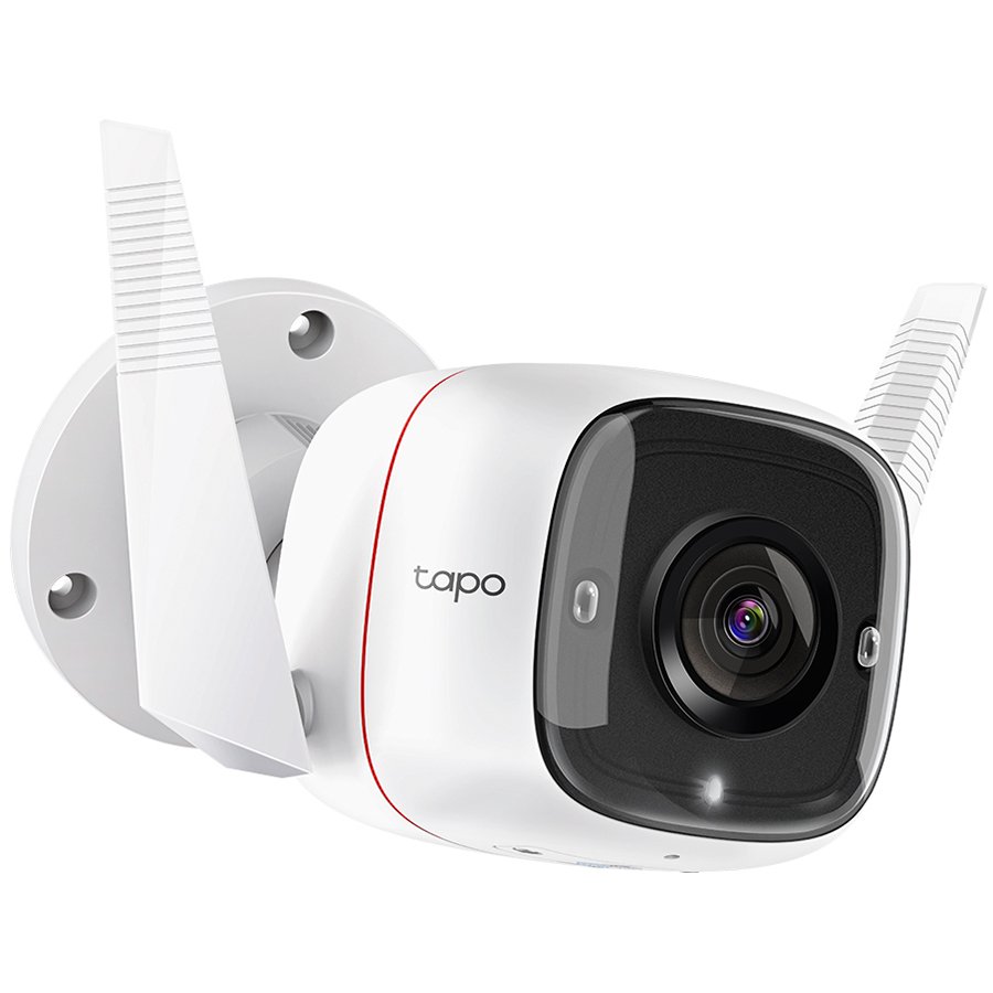 TP-Link C310 Outdoor Security Wi-Fi Camera, 3MP, 2.4 GHz, 2T2R, 2 × External Antennas, 1 × Ethernet Port, Motion Detection and Notifications, Sound and Light Alarm, Remote Control, Two-Way Audio, Sharing to Social Medias, Voice Control - Image 2