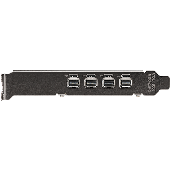 PNY NVIDIA T1000 4GB LowProfile OEM Version, PCI-Express 3.0 x16, LP, 4 GB GDDR6 128-bit, 4x Mini DP 1.4, 1x LP bracket - Image 3