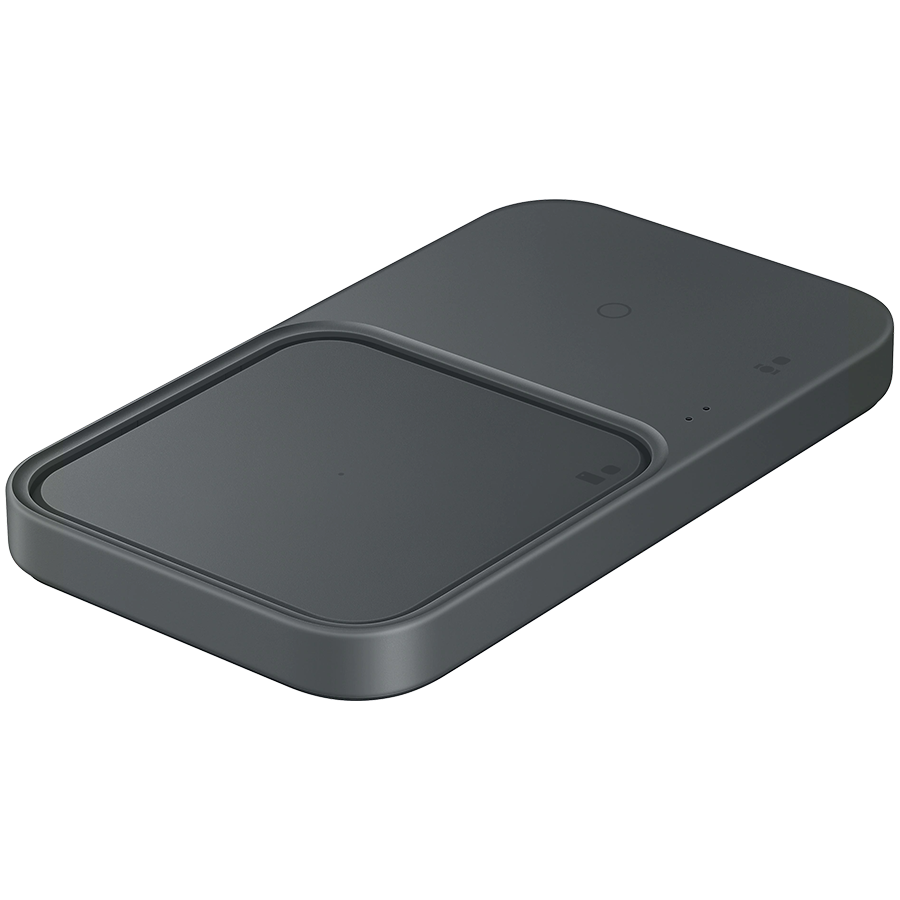 Samsung 15W Super Fast Wireless Charger Duo Pad (without Travel Adapter) Dark Gray - Image 2