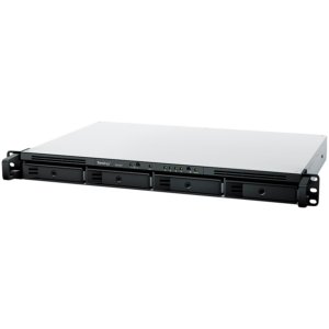 Synology NAS RS422+, rack, AMD Ryzen R1600, 2GB DDR4, 4-bay,  USB, LAN 2x1GbE, 1U, 1 x Gen3 x2 network upgrade slot, 3-year hardware warranty.