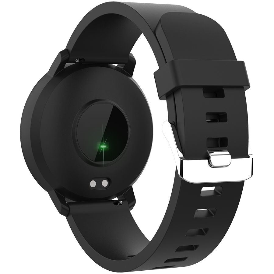 CANYON Lollypop SW-63, Smart watch, 1.3inches IPS full touch screen, Round watch, IP68 waterproof, multi-sport mode, BT5.0, compatibility with iOS and android, black, Host: 25.2*42.5*10.7mm, Strap: 20*250mm, 45g - Image 3