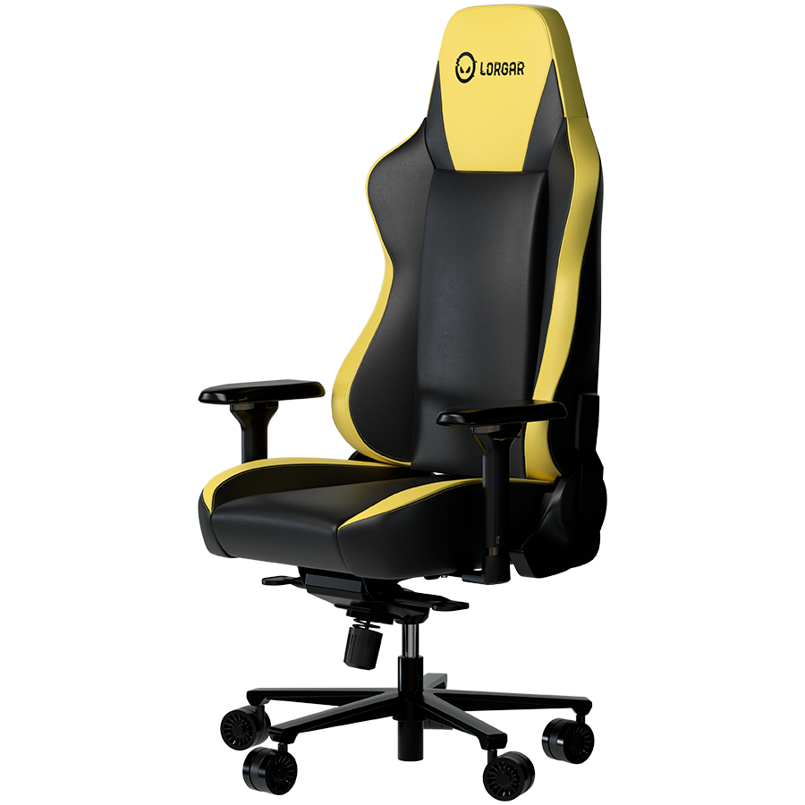 Gaming chair Lorgar Base 311 Black Yellow (LRG-CHR311BY) - Image 2