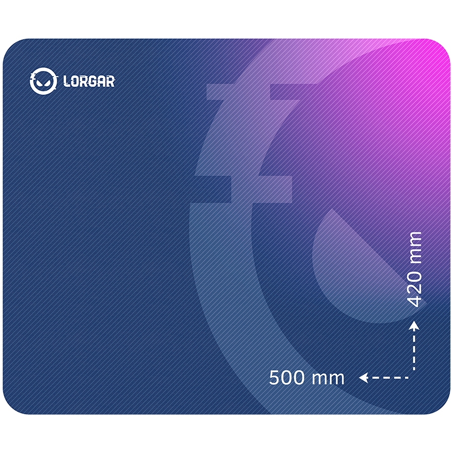 Mousepad Lorgar Main 135 500x420 Purple (LRG-GMP135)