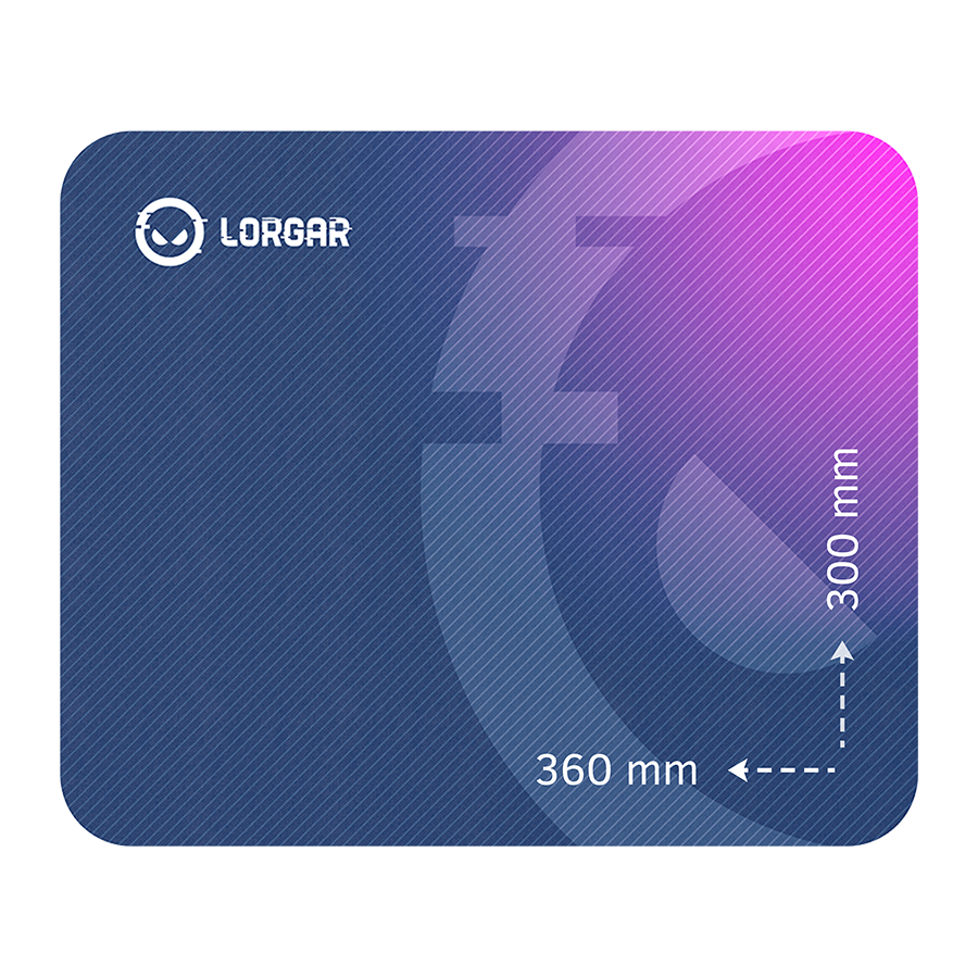 Mousepad Lorgar Main 133 360x300 Purple (LRG-GMP133)