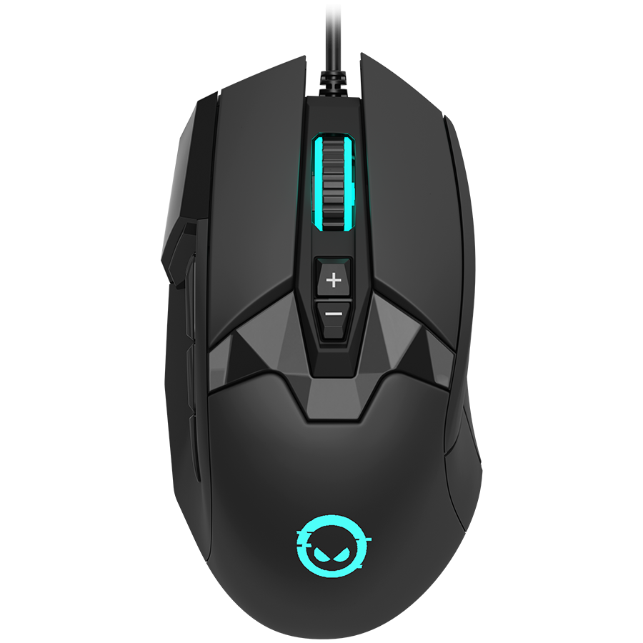Mouse Lorgar Stricter 579 RGB 9 buttons Wired Black (LRG-GMS579)