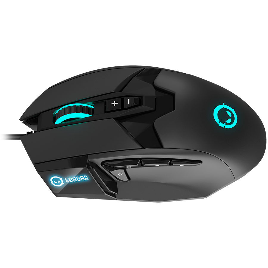 Mouse Lorgar Stricter 579 RGB 9 buttons Wired Black (LRG-GMS579) - Image 3