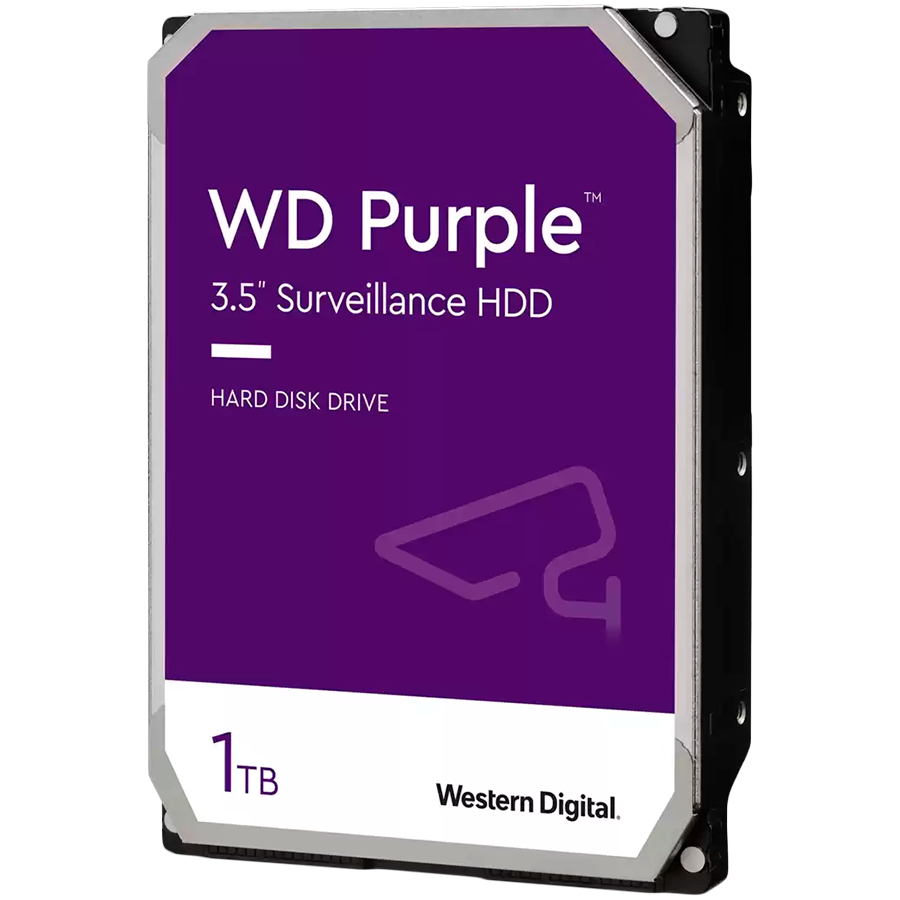 WD HDD 1TB SATA3 64MB Purple5400RPM
