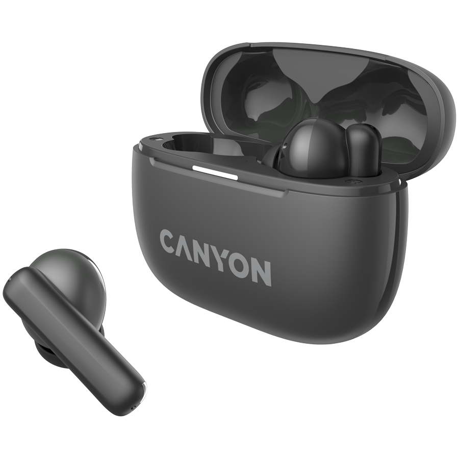 CANYON headset OnGo TWS-10 ANC+ENC Grey - Image 3