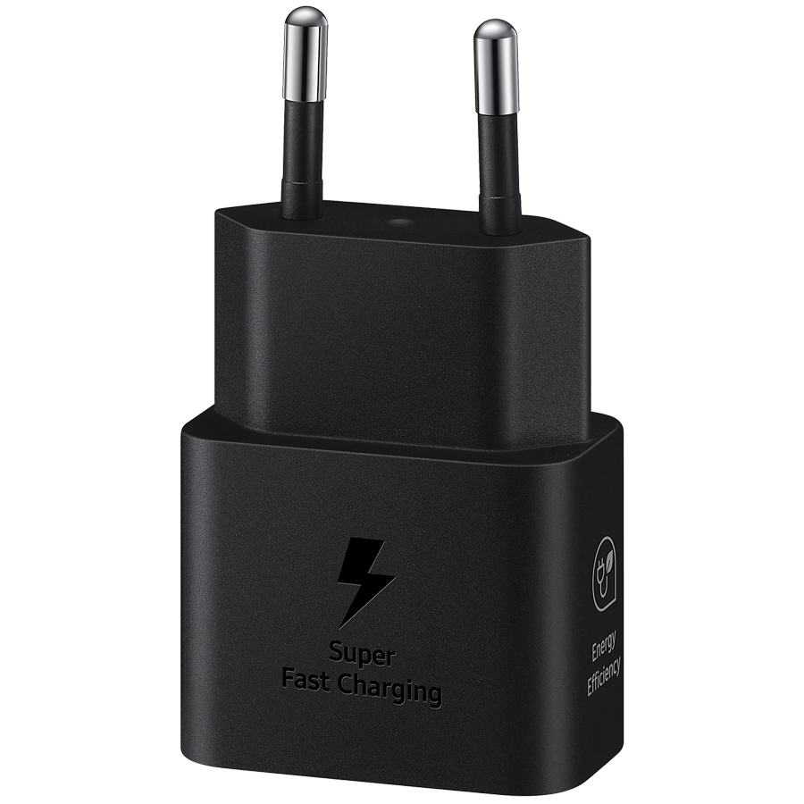 Samsung 25W Fast Charging USB-C Power Adapter Black (cable not included) - Image 2