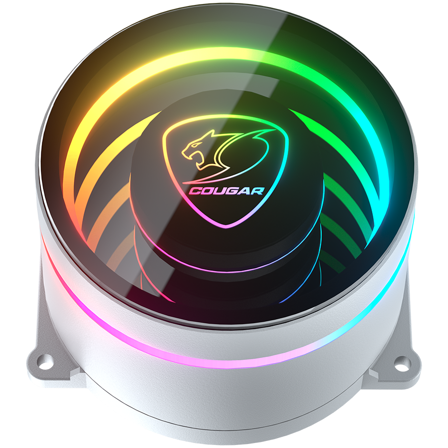 COUGAR POSEIDON ELITE ARGB 360 White AiO Liquid Watercooling - Image 3