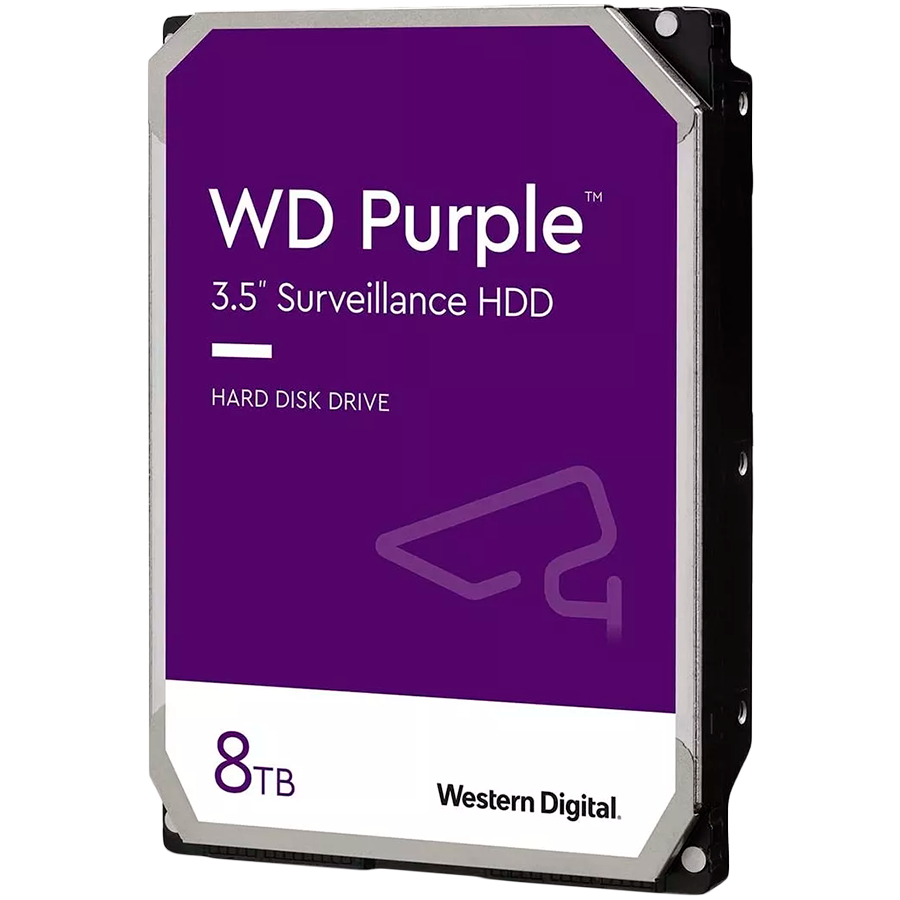 WD HDD 8TB SATA3 256MB PurpleSurveillance