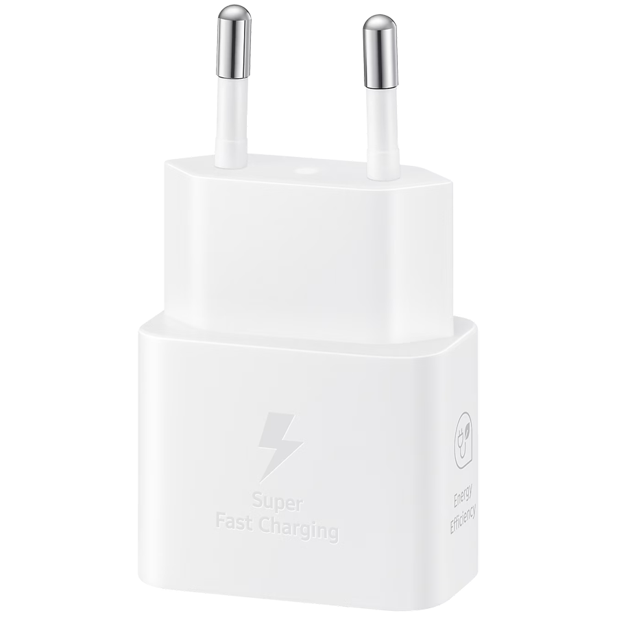 Samsung 25W Fast Charging USB-C Power Adapter White (cable not included) - Image 2