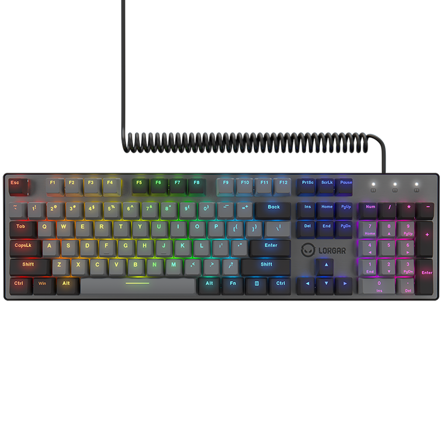 Gaming keyboard Lorgar Azar 514 Wired mech RGB Black (LRG-GK514B) - Image 2