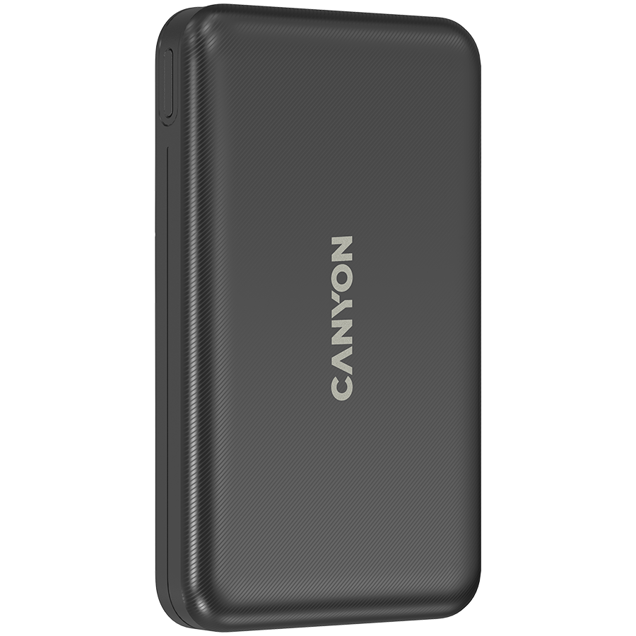 CANYON power bank PB-1001 10000 mAh PD 18W QC 3.0 Wireless 10W Black - Image 3