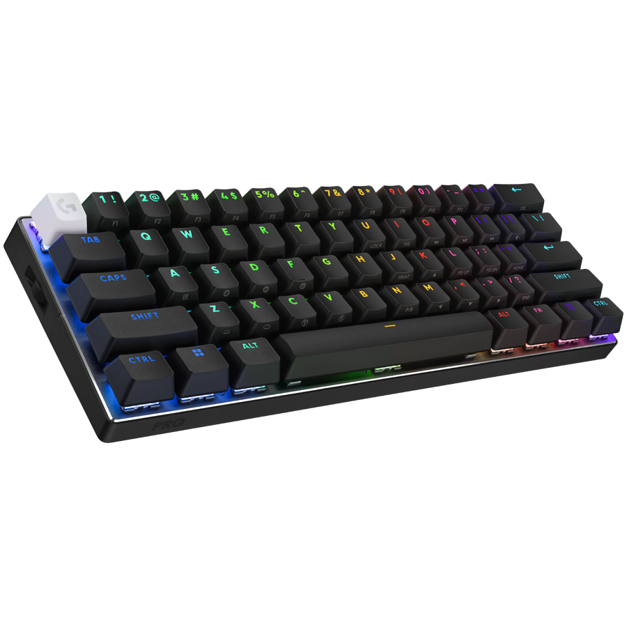 LOGITECH G PRO X 60 LIGHTSPEED Wireless Gaming Keyboard (Tactile) - BLACK - US INT'L - 2.4GHZ/BT - EMEA28-935 - TACTILE SWITCH - Image 2