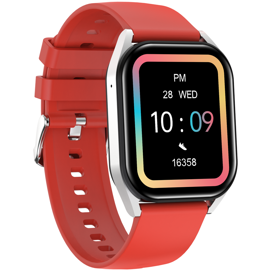 CANYON smart watch Chatter SW-58 BT-CALL Silver Red - Image 2