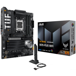 ASUS MB TUF GAMING X870-PLUS WWIFI, X870, AM5; 4xDDR54x M.2; 2x SATA,HDMI,10x USB, RAID,ATX