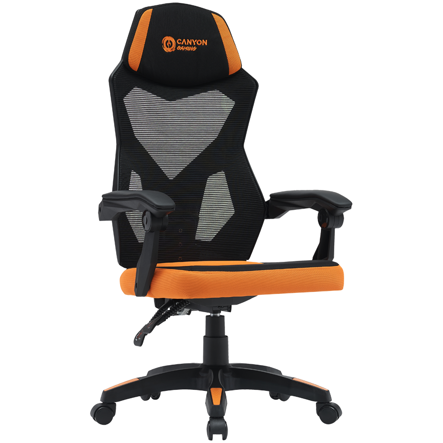 CANYON gaming chair Wave MCH02 Mesh Black Orange - Image 2