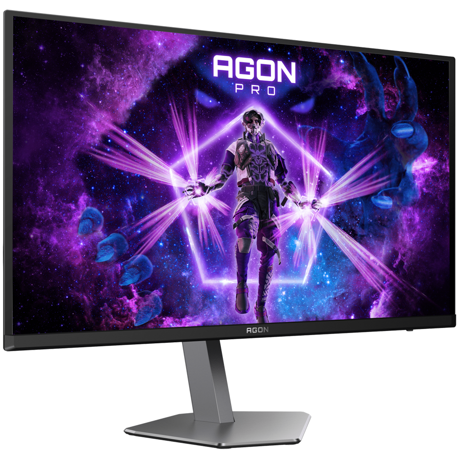 AOC Monitor LED AG276QZD2 AGON PRO 26.7" 2560x1440 QD-OLED Adaptive Sync 240Hz 0.03ms 250 cd/m2 3-sided frameless FULL ERGO 2xHDMI 2xDP USB Hub - Image 3