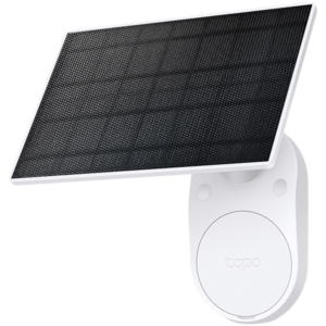TP-LINK Tapo Solar Panel, Max.Charg: 5.2V 2.5W, Type-C charging Port, Non-Stop Power, Flexible Solar Installation, Works with Tapo Battery Camera, 4m Charging Cable(Total), Weatherproof (IP65), (work with Tapo C400, C410, C420, C425)