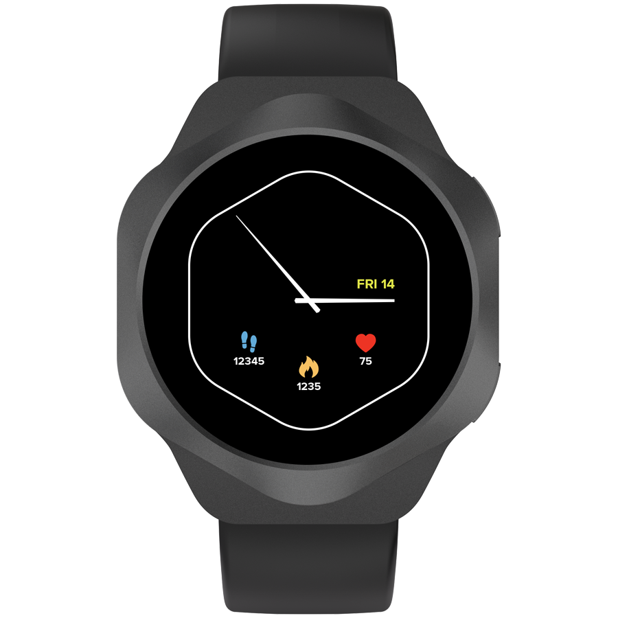 Canyon Smart Watch Hexagon SW-88 BT-CALL Black