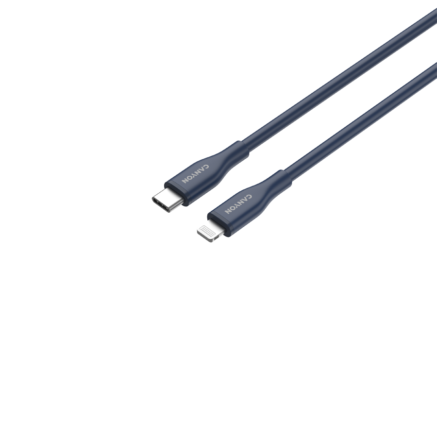 CANYON cable CLNM60 C-L 60W MFI 1m Silicon Blue - Image 3