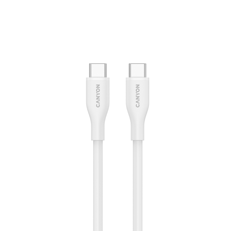 CANYON cable CC60SC10 C-C 60W 1m Silicon White - Image 2