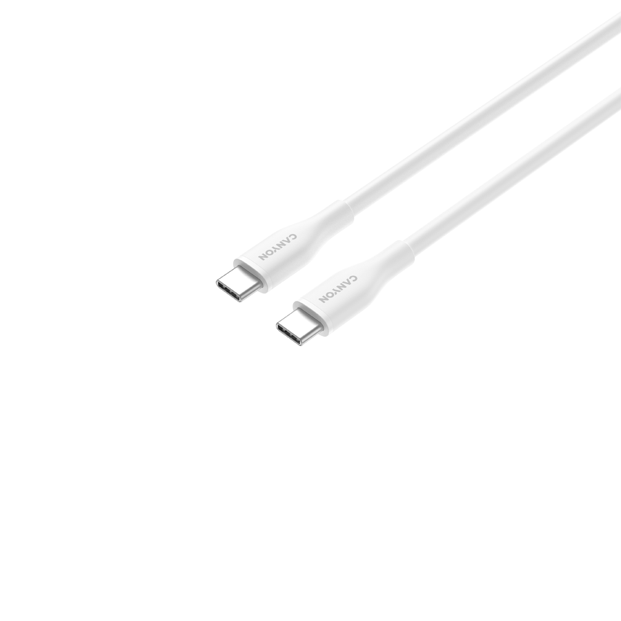 CANYON cable CC60SC10 C-C 60W 1m Silicon White - Image 3