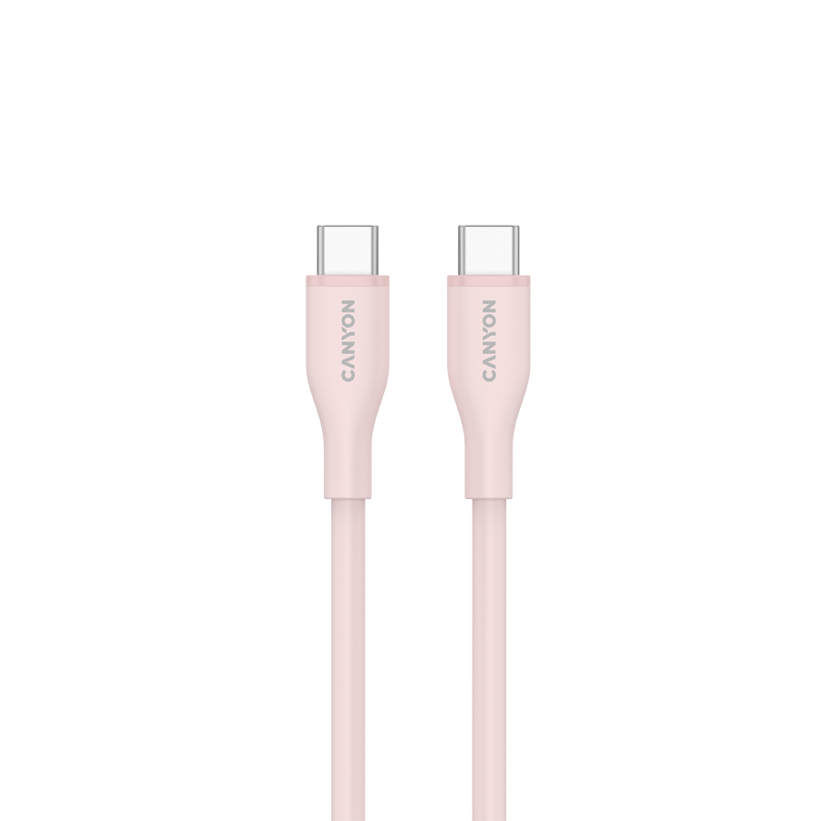 CANYON cable CC60SC10 C-C 60W 1m Silicon Pink Sand - Image 2