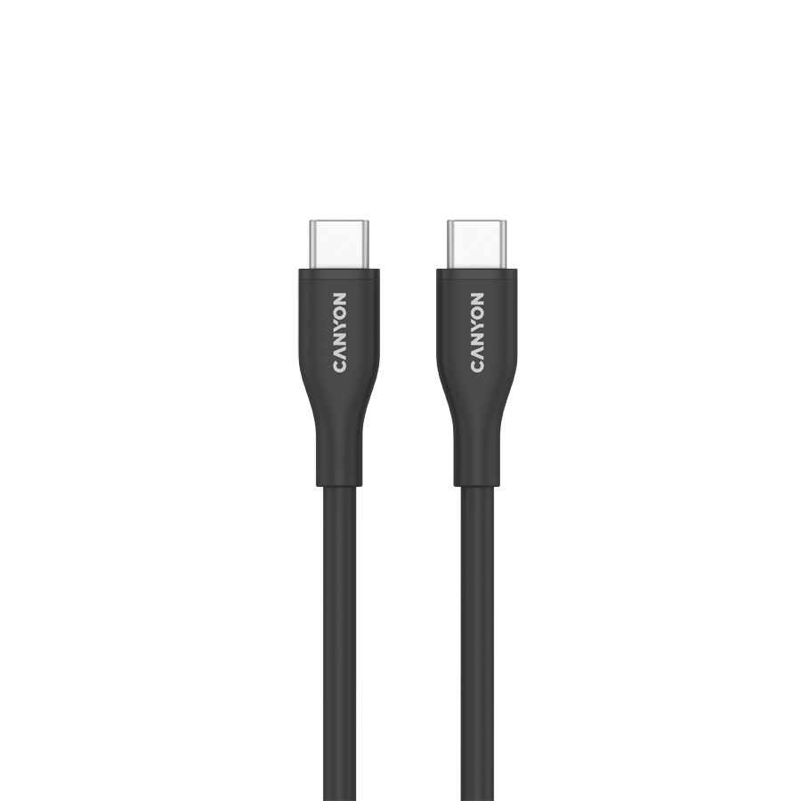CANYON cable CC60SC10 C-C 60W 1m Silicon Black - Image 2