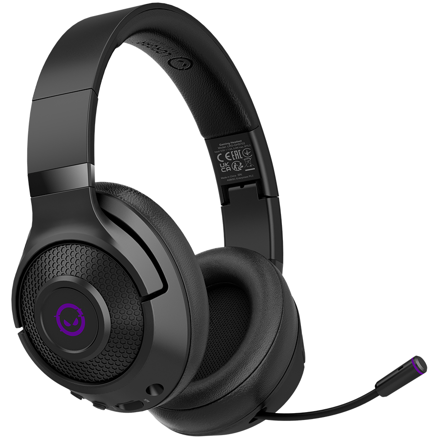 Wireless gaming headset Lorgar Noah 702 Black (LRG-GHS702)