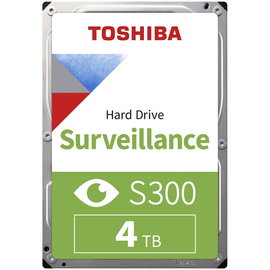 HDD Video Surveillance TOSHIBA S300 4TB SMR, 3.5'', 256MB, 5400RPM, SATA, TBW: 180