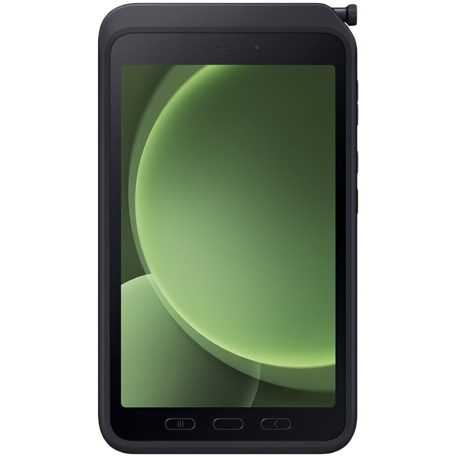 Samsung Galaxy Tab Active5 Rugged Tablet, 8.0" Wi-Fi + 5G LTE, 128GB/6GB, Enterprise Edition, Dark Green (cover and S-Pen included)