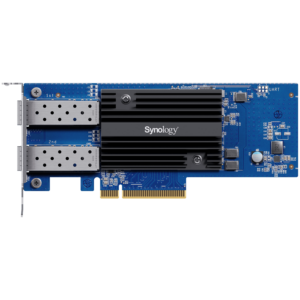 E10G30-F2Dual-port 10GbE SFP+ add-in card for Synology systems
