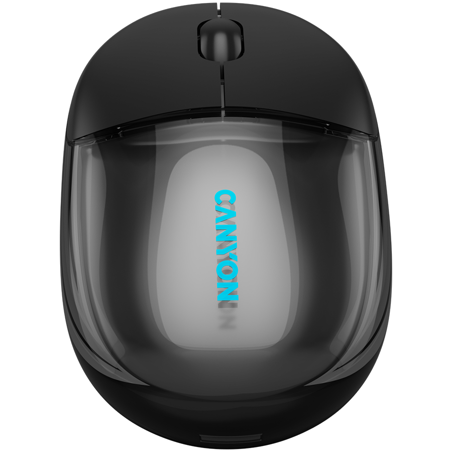 CANYON mouse OnClick 24 BT/ Wireless Transparent/Black - Image 2