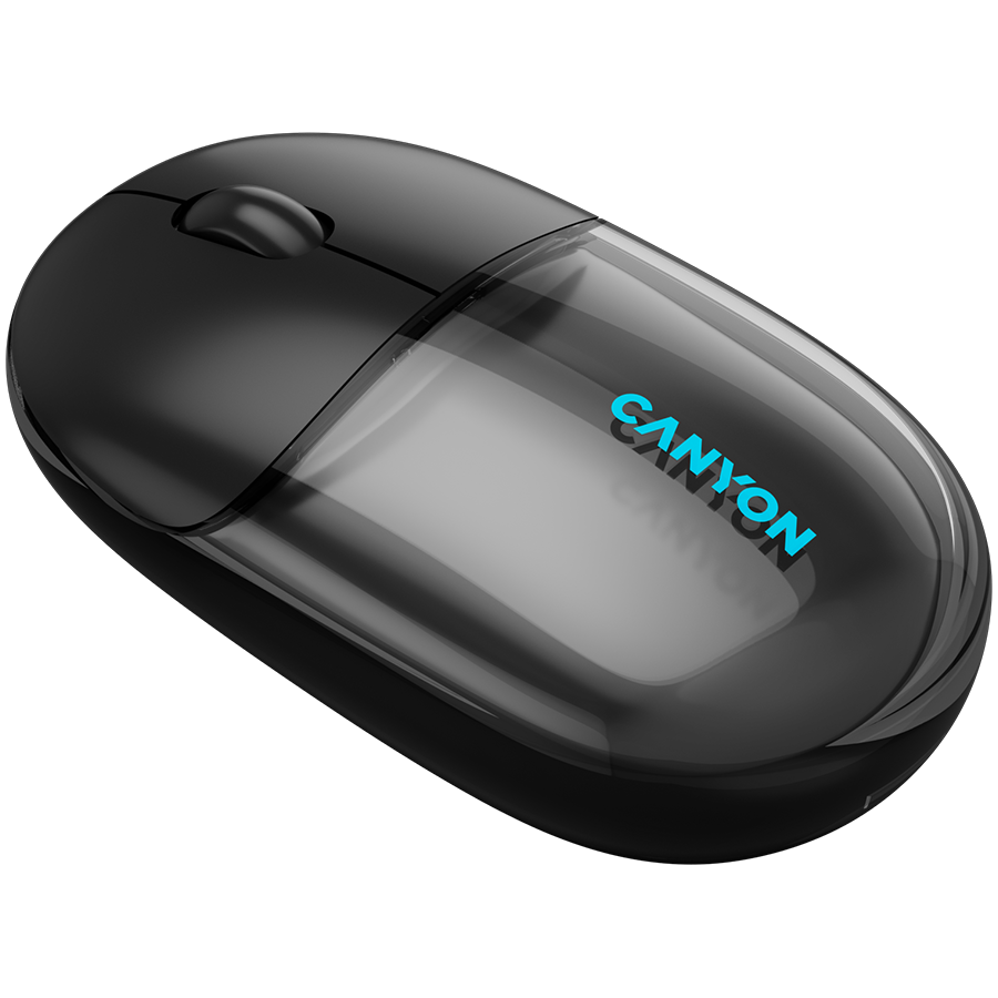 CANYON mouse OnClick 24 BT/ Wireless Transparent/Black - Image 3