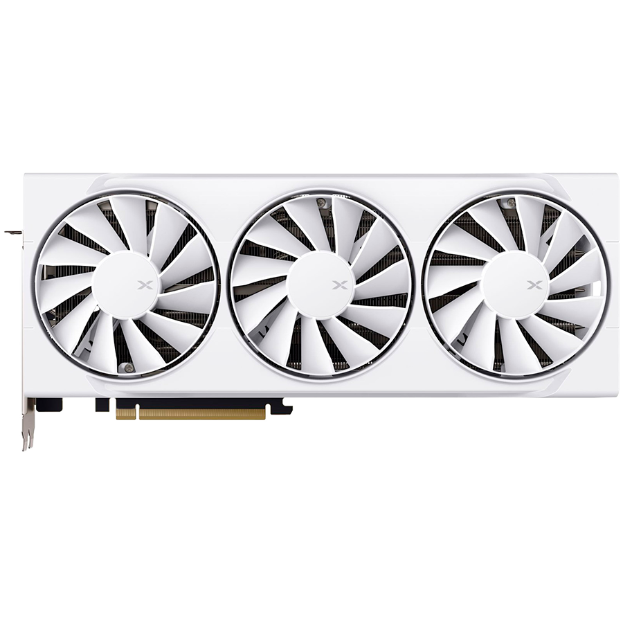 XFX Swift AMD Radeon RX 9070XT White Triple fan Gaming Edition with 16GB GDDR6 HDMI 3xDP, AMD RDNA 4 - Image 2