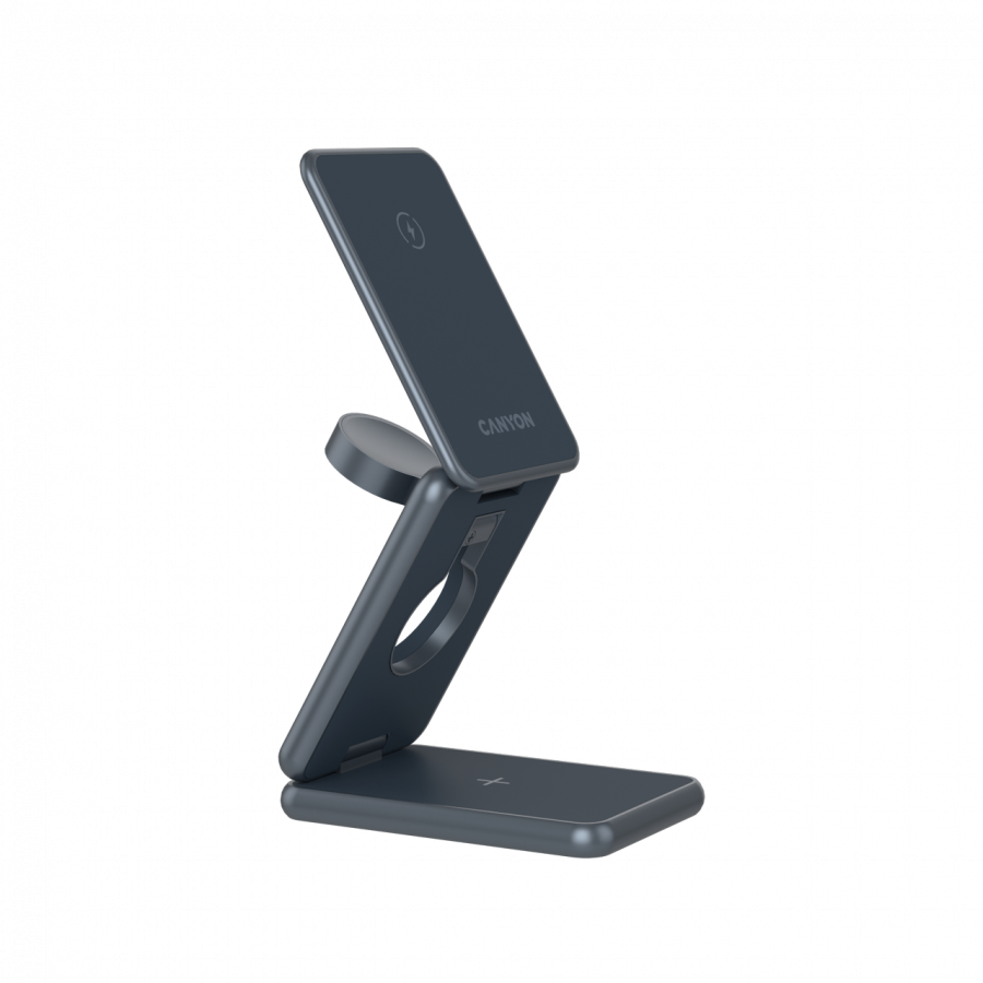 CANYON Foldable wireless charger OnCharge 309 15W 3in1 Metal - Image 3