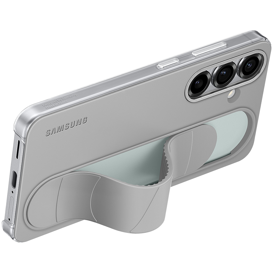 Samsung Galaxy S25+ Standing Grip Case Gray - Image 3