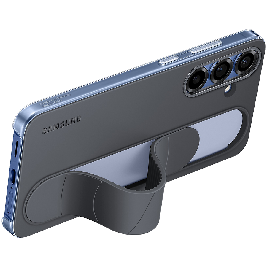 Samsung Galaxy S25+ Standing Grip Case Black - Image 3